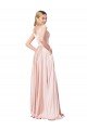 A-Line Off the Shoulder Sweetheart Satin Prom Dress UK