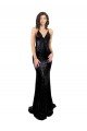 Sleek Fishtail Shaped Open Back Sequin Prom Dress UK