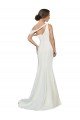 One Shoulder Crepe Prom Dress with Draped Off the Shoulder Strap UK