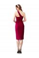 One Shoulder Short Crepe Cocktail Prom Dress / Homecoming Dress UK