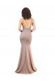 Fishtail Shape V-Neck Crepe Prom Dress with Slit UK